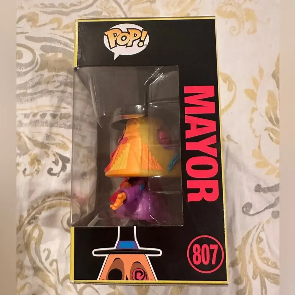 NIB Funko Pop! Disney: The Nightmare Before Christmas - Mayor (Blacklight) # 807 - Picture 2 of 6